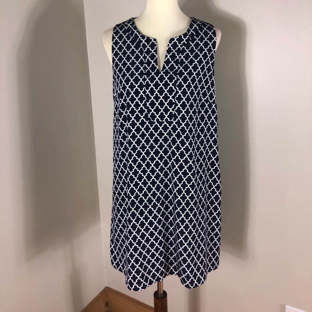 Large Maternity Navy Sheath Dress by PinkBlush